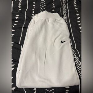 Nike white sweatpants